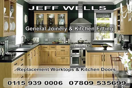 Jeff Wells - Nottingham - NgTrader - General Joinery and Kitchen Fitting - Replacement Worktops and kitchen doors