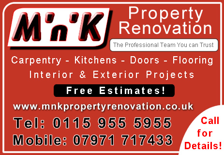 M'n'K Property Renovation - The Professional Team you Can Trust - Nottingham - NgTrader Call 07971 717433