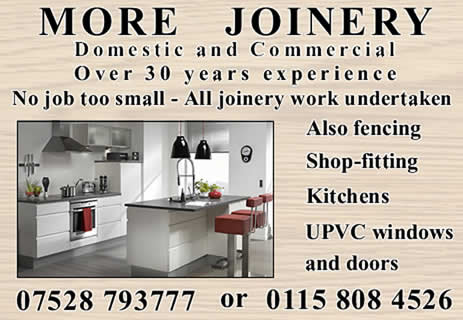 More Joinery - Nottingham - NgTrader - Call 07528 793777
