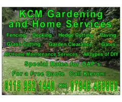 KCM - Gardening and Home Services - Call 07946 469860